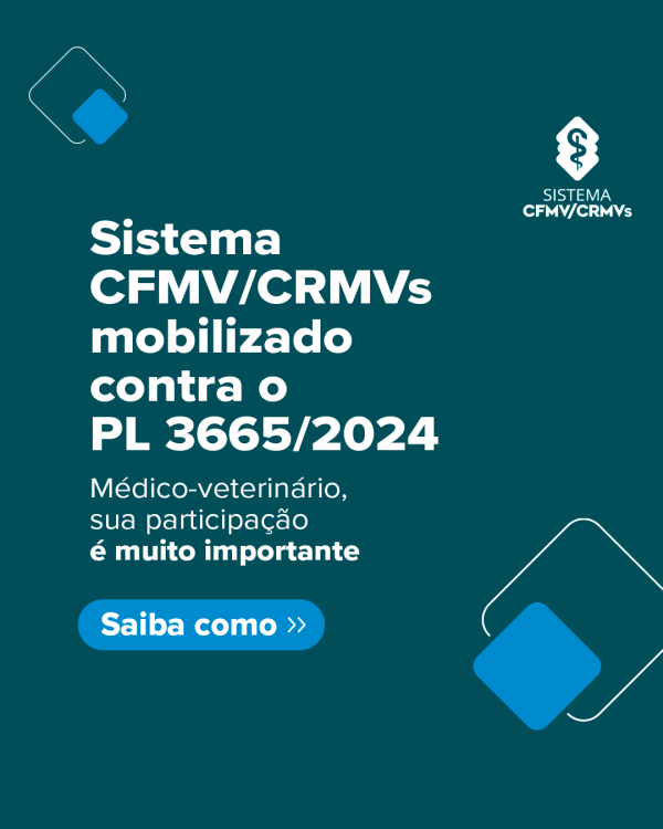 CFMV se posiciona contra PL que ameaça a atuação dos médicos-veterinários