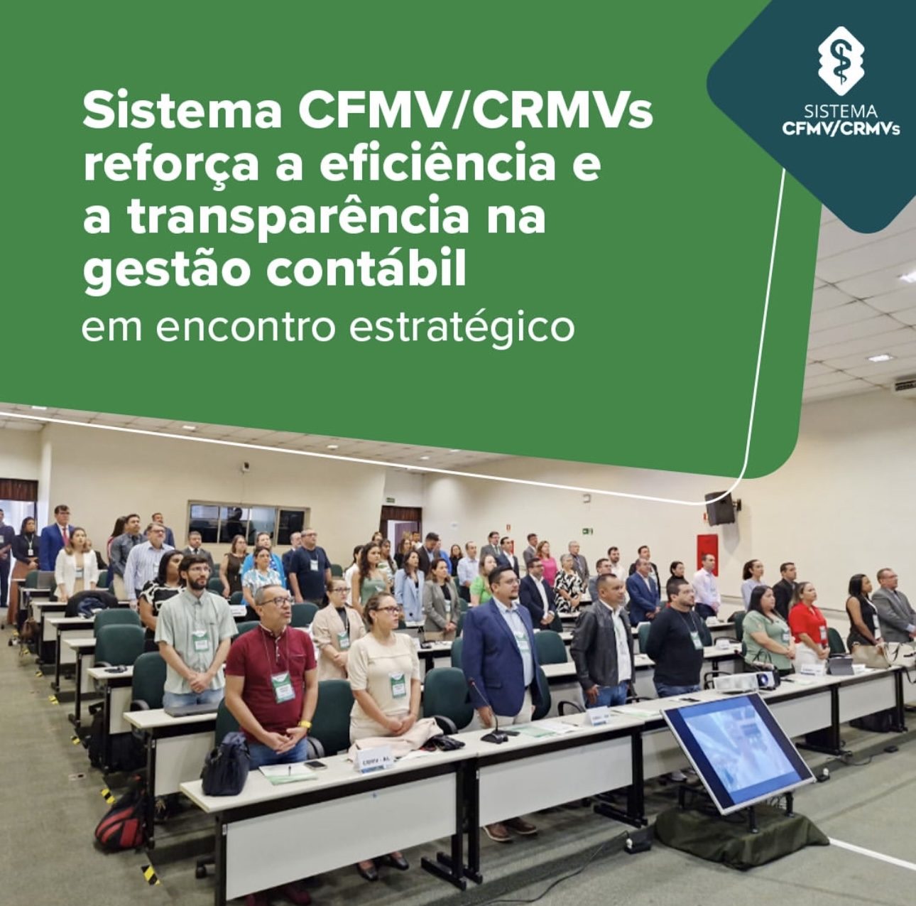 Sistema CFMV/CRMVs reforça a eficiência e a transparência na gestão contábil em encontro estratégico